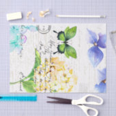  papier met groene vlinder-ontkoppeling (Craft)