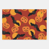 Papier met Halloween Pattern verpakken Inpakpapier Vel (Voorkant 2)