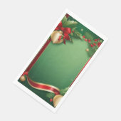 Papier met handschrift "Houx" Servet (Hoek)