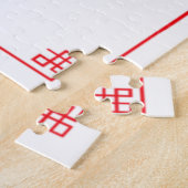 Papier met Happy Chinese Lunar Nieuwjaar puzzel Legpuzzel (Zijkant)