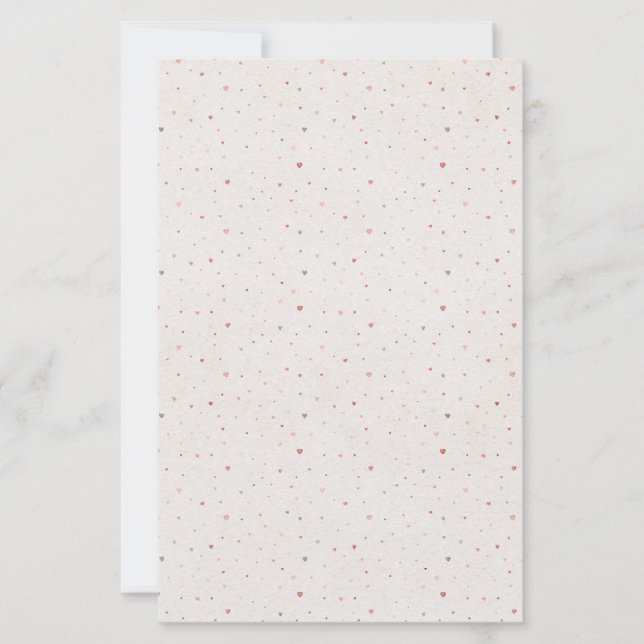 Papier met Hartjespatroon (Voorkant)