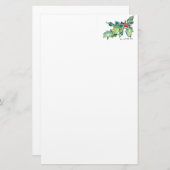 Papier met Holly en Berries (Voorkant / Achterkant)