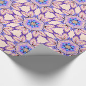Papier met kaleidoscoopbloemen (Hoek)