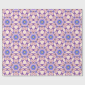 Papier met kaleidoscoopbloemen (Vlak)