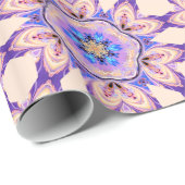 Papier met kaleidoscoopbloemen (Rol Hoek)