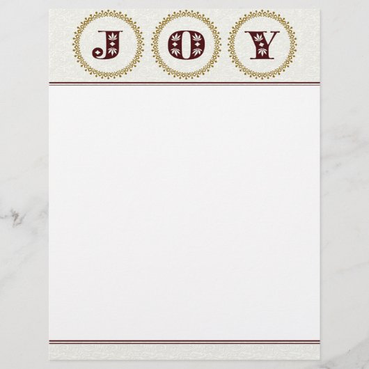 Papier met kerstbriefpapier en kerstbriefpapier (Voorkant)