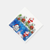 Papier met kerstmis servet (Hoek)