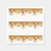Papier met kerstmis servet (Voorkant)