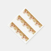 Papier met kerstmis servet (Hoek)