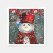 Papier met kerstmis servet (Voorkant)