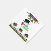 Papier met kerstmis servet (Hoek)