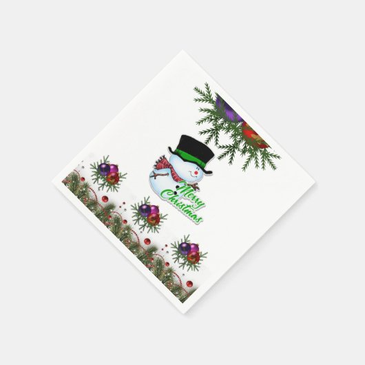 Papier met kerstmis servet (Hoek)