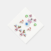 Papier met kerstmis servet (Hoek)