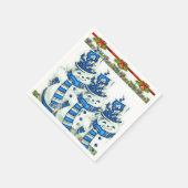 Papier met kerstmis servet (Hoek)