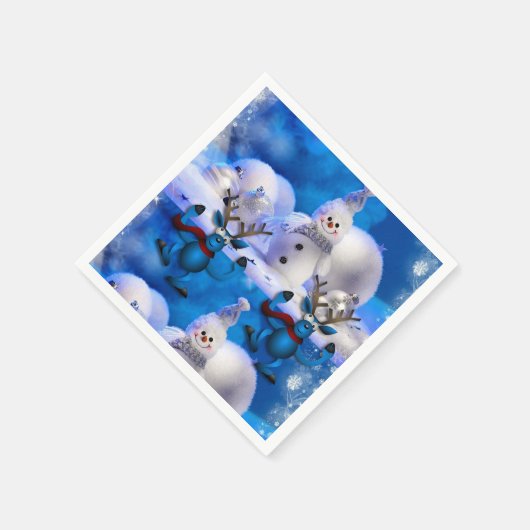 Papier met kerstmis servet (Hoek)