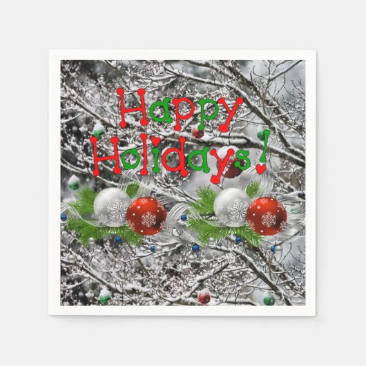 Papier met kerstmis servet (Voorkant)