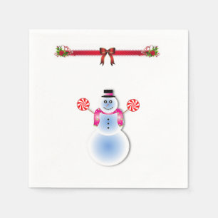 Papier met kerstmis servet