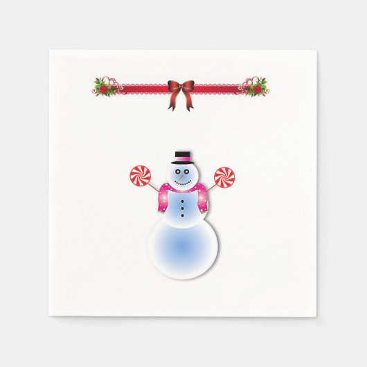 Papier met kerstmis servet (Voorkant)