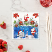 Papier met kerstmis servet (Insitu)