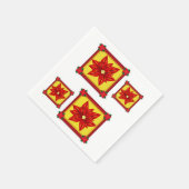 Papier met kerstmis servet (Hoek)