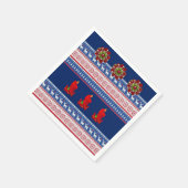 Papier met kerstmis servet (Hoek)