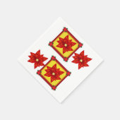 Papier met kerstmis servet (Hoek)