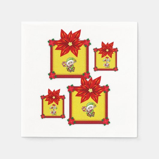 Papier met kerstmis servet (Voorkant)