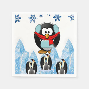 Papier met kerstmis servet