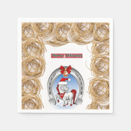 Papier met kerstmis servet (Voorkant)