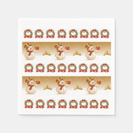 Papier met kerstmis servet (Voorkant)