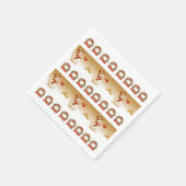 Papier met kerstmis servet (Hoek)