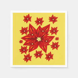 Papier met kerstmis servet