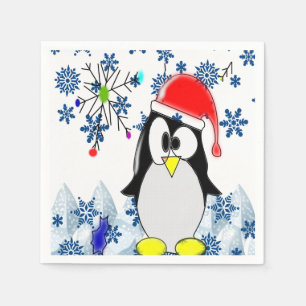 Papier met kerstmis servet