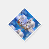 Papier met kerstmis servet (Hoek)