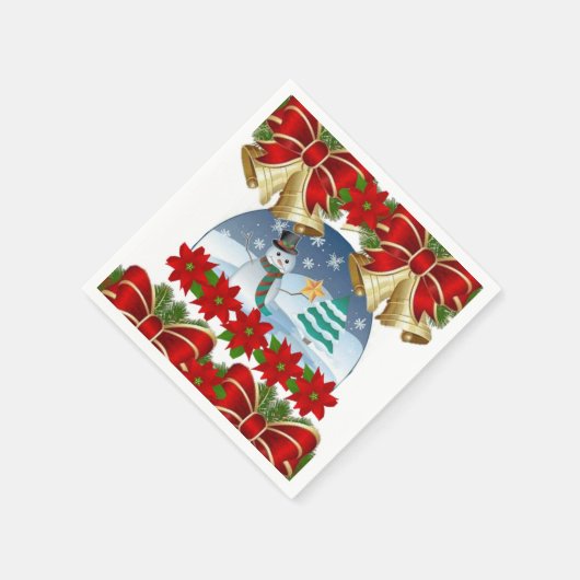 Papier met kerstmis servet (Hoek)