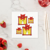 Papier met kerstmis servet (Insitu)