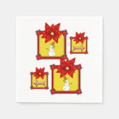 Papier met kerstmis servet (Voorkant)