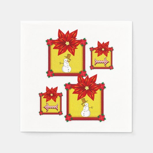 Papier met kerstmis servet (Voorkant)