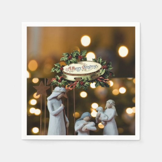 Papier met kerstmis servet (Voorkant)