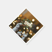 Papier met kerstmis servet (Hoek)