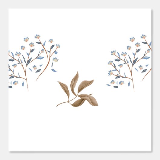 Papier met kleurenpatroon, blauw-bruin behang (Voorkant)