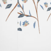 Papier met kleurenpatroon, blauw-bruin behang (Zoom)