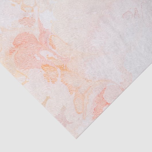 Papier met kleurenperk en roze Waterverf (Detail)