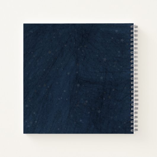 Papier met kleurrijk kasteel in het bos notitieboek (Achterkant)