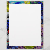 Papier met kleurrijke, samengevoegde rand (Voorkant)