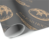 Papier met merknaam voor bakkerijen (Rol Hoek)