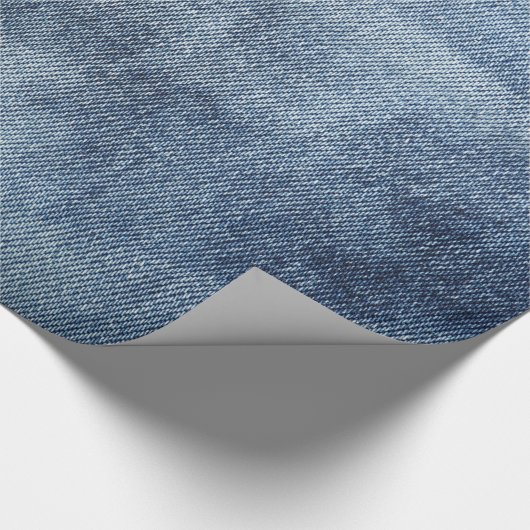 Papier met natuurlijke blauwe spijkerbroek, denim (Hoek)