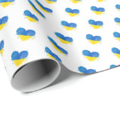 Papier met Oekraïense vlag (Rol Hoek)