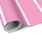 Papier met onmiddellijke verpakking - Roze met wit (Rol Hoek)