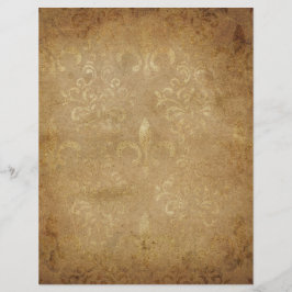 Papier met oud Gold Pattered Scrapbook